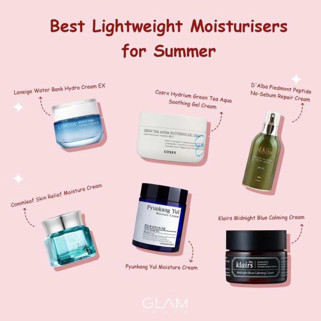 The Six Best Korean Lightweight Moisturisers for Summer