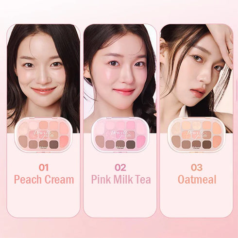 Lilybyred Dewy Fit Palette 01 Peach Cream