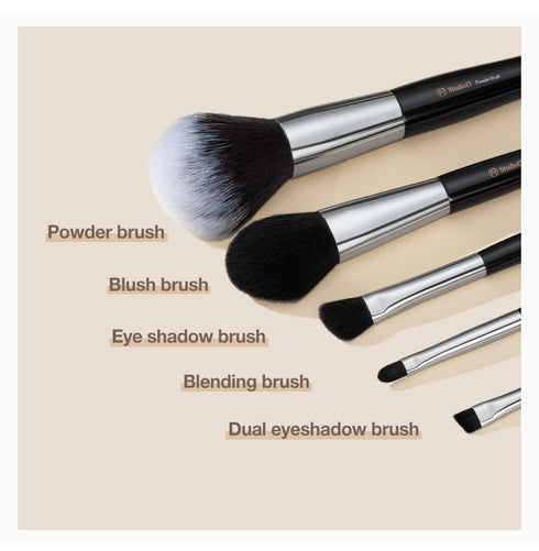 STUDIO17 Portable Makeup Brush Set 5pcs