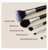 STUDIO17 Portable Makeup Brush Set 5pcs