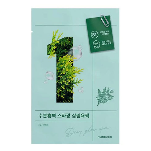 Numbuzin No.1 Dewy Glow Spa Sheet Mask