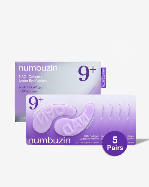Numbuzin No.9 NAD Collagen Under Eye Patches (5 Pairs)
