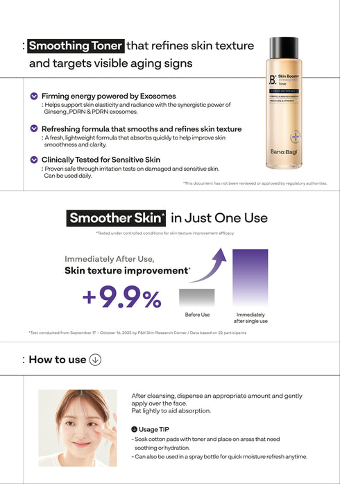 Banobagi PDRN Skin Booster Firming 1000 Toner 150ml