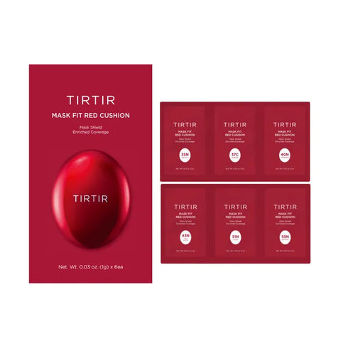 TIRTIR Mask Fit Red Cushion Trial Kit (6 Shades)