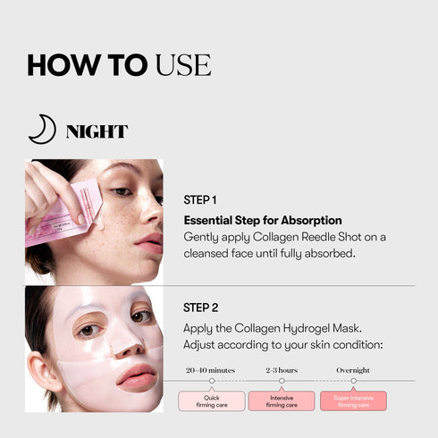 VT Cosmetics Collagen Reedle Shot 100 2-step Mask Hydrogel Mask