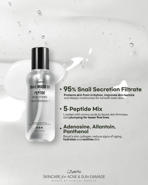 Jumiso Snail Mucin 95 + Peptide Facial Essence 140ml