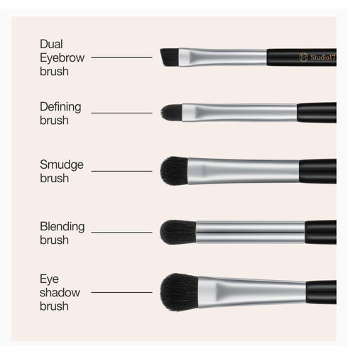 STUDIO17 Eye Makeup Brush Set 5pcs