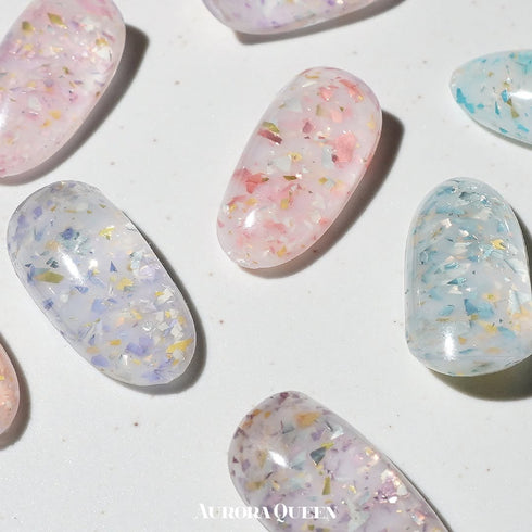 Aurora Queen Glitter Gel Polish - Blossom (8 Colors)