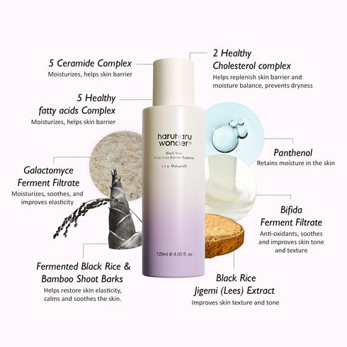 haruharu wonder Black Rice Probiotics Barrier Essence (120ml)