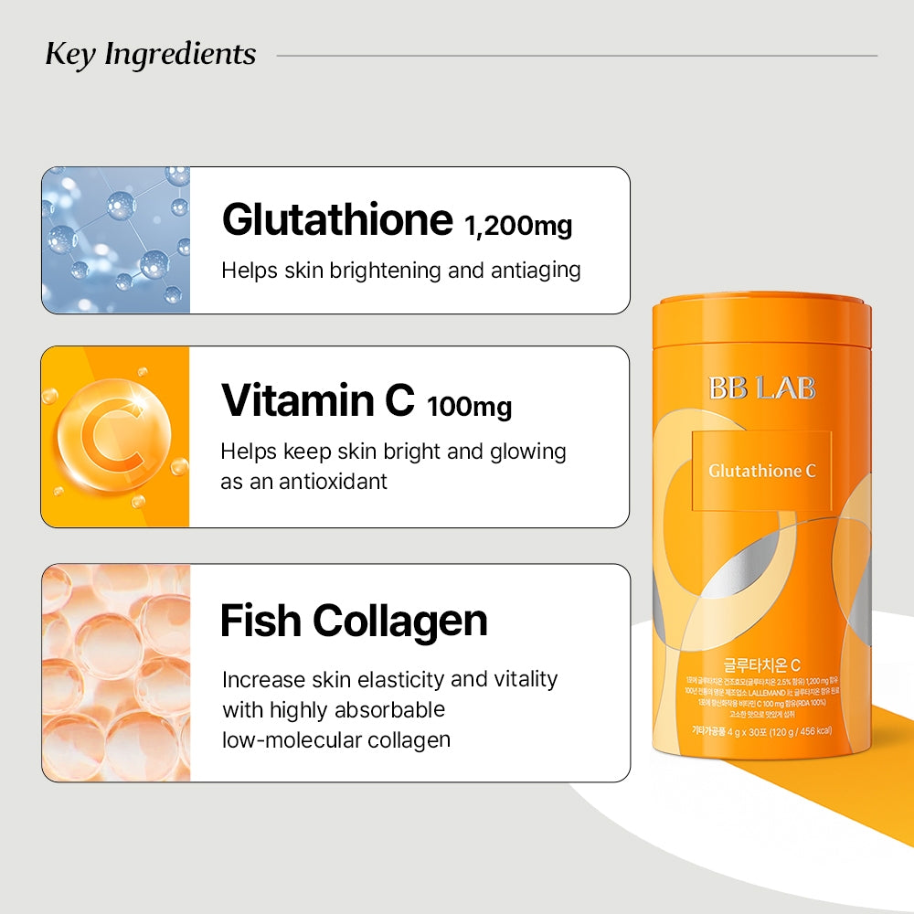 BB LAB Glutathione C (4g x 30 Sachets) BB LAB Glutathione C (4g x 30 Sachets)