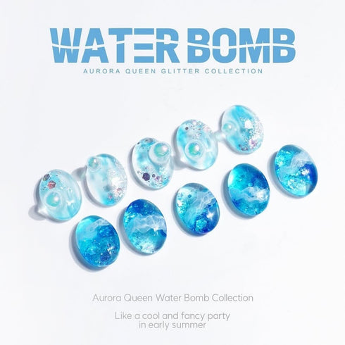 Aurora Queen Premium Glitter Gel Polish - Water Bomb (8 Colors)