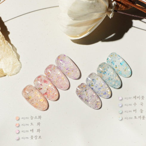 Aurora Queen Glitter Gel Polish - Blossom (8 Colors)