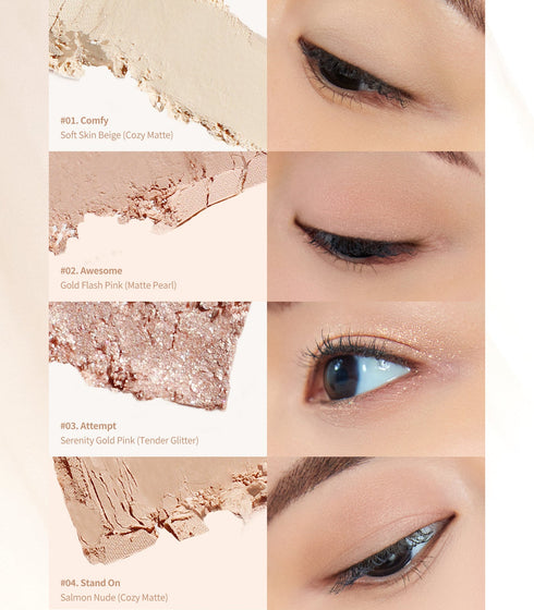 Heart Percent Dote On Mood Eye Palette 04 Another Nude Facets