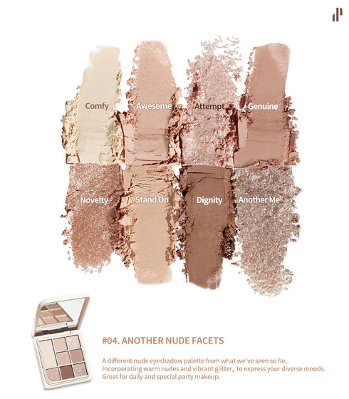 Heart Percent Dote On Mood Eye Palette 04 Another Nude Facets