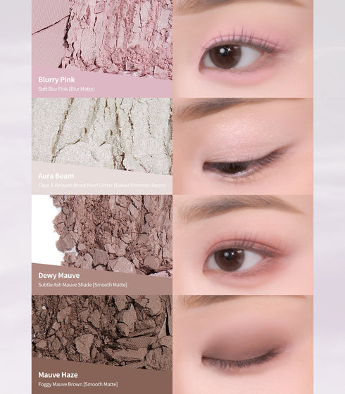 Heart Percent Dote on Mood Eye Palette 07 Cool Muse Pacets