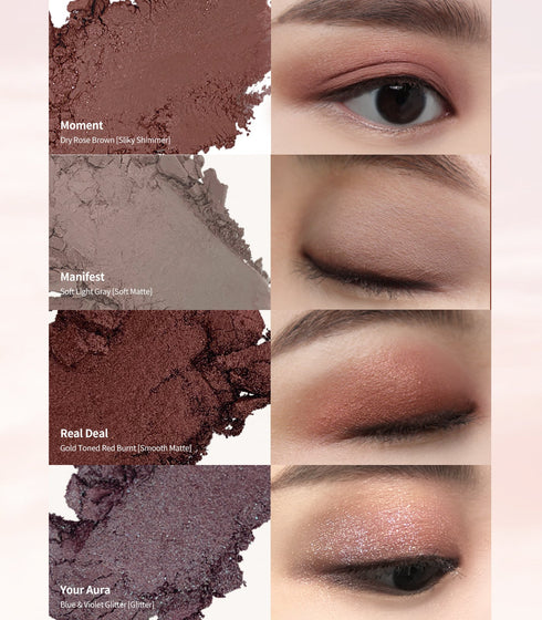 Heart Percent Dote on Mood Eye Palette 01 Rose Facets