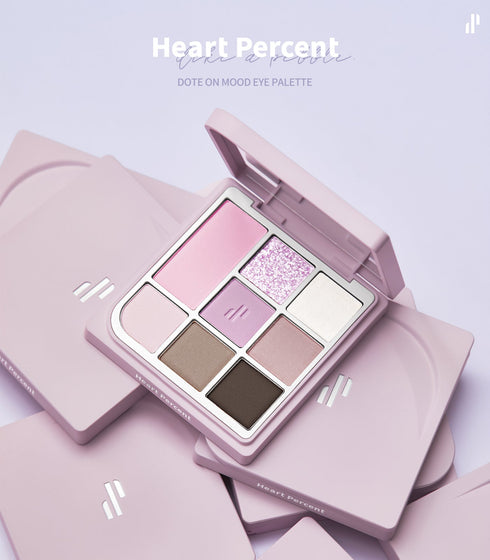 Heart Percent Dote on Mood Eye Palette 07 Cool Muse Pacets
