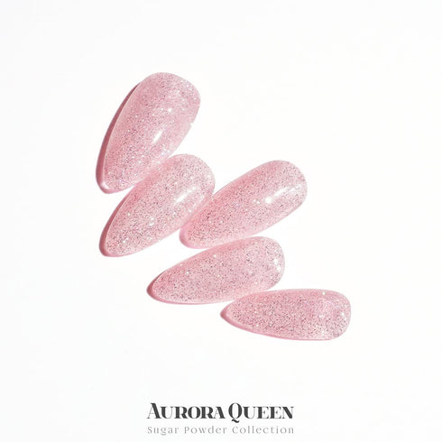 Aurora Queen Glitter Gel Polish - Sugar Powder (8 Colors)