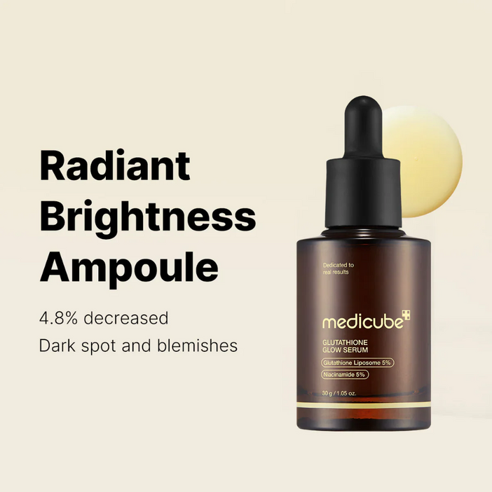 glutathione serum uk 30ml Face Care Essential Oils Skin Brightening Skin Whitening Serum, Moisturizing Safe Ingredients Beauty Medicube Glutathione Glow Serum 30g