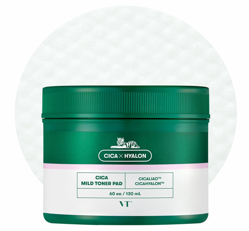 VT COSMETICS Cica Mild Toner Pad 60pcs