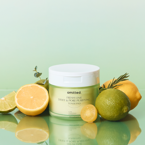 Omitted Fresh Lime Dewy & Pore Purifying Toner Pad 160ml