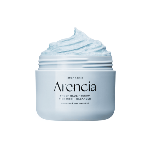 Arencia Fresh Blue Hyssop Rice Mochi Cleanser 120g