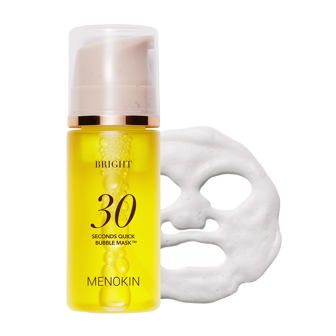 Menokin 30 Seconds Quick Bubble Mask BRIGHT 95ml