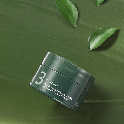 Numbuzin No.3 Pore & Makeup Cleansing Balm with Green Tea and Charcoal