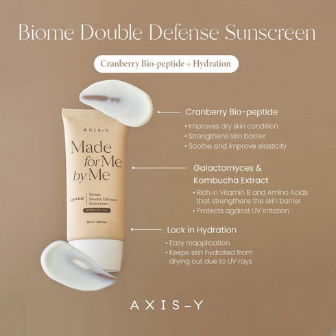 BOGO- AXIS-Y Biome Double Defense Sunscreen 50ml (Exp 05/2026)