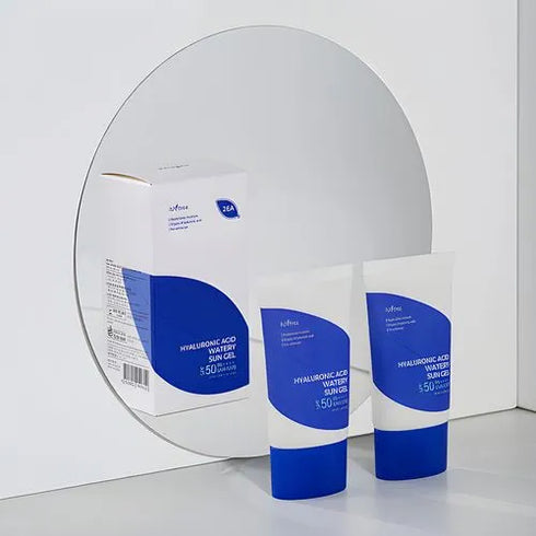 Isntree Hyaluronic Acid Watery Sun Gel Set SPF 50+ PA++++ (50ml x 2)