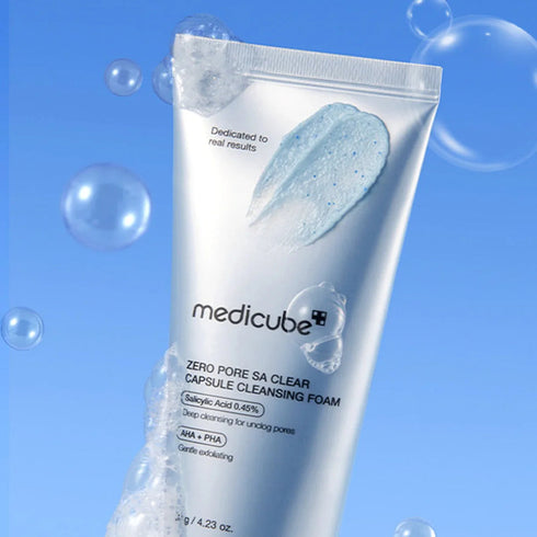 Medicube Zero Pore SA Clear Clearing Capsule Cleansing Foam