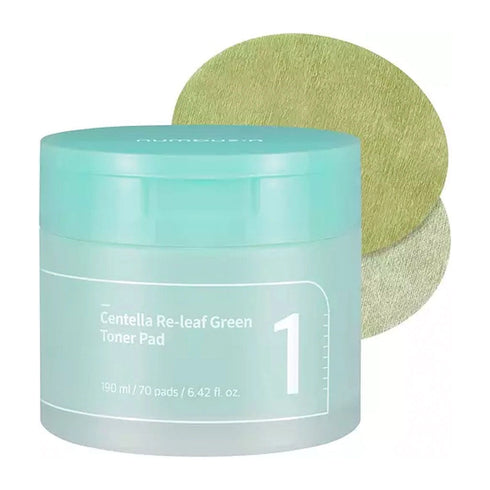 Numbuzin No.1 Centella Re-Leaf Green Toner Pad (70 pads)