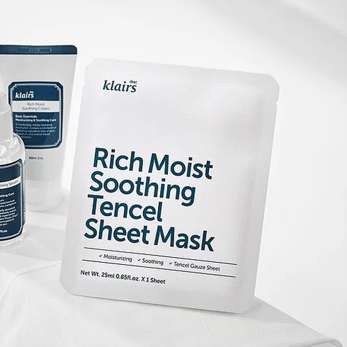 Dear Klairs Rich Moist Soothing Tencel Sheet Mask