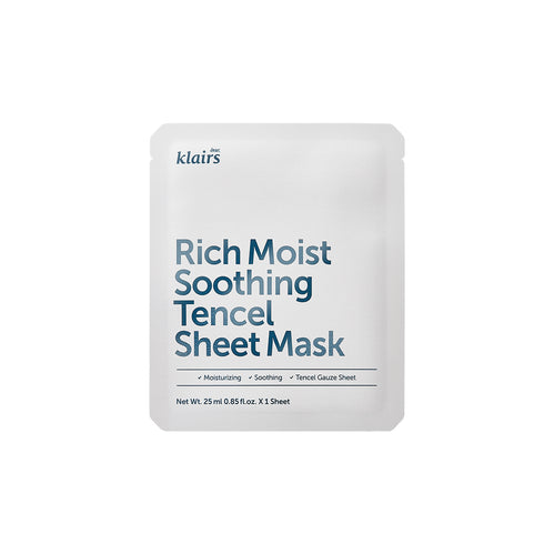 Dear Klairs Rich Moist Soothing Tencel Sheet Mask