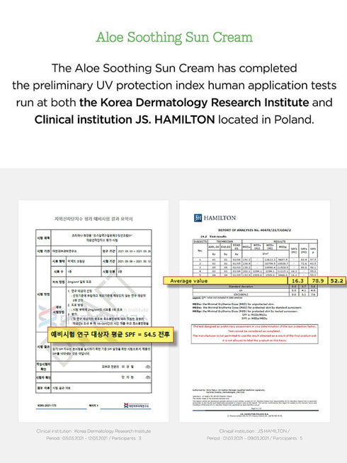 COSRX Aloe Soothing Sun Cream SPF50 PA+++ 50ml