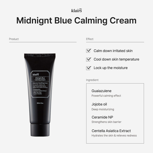 Dear, Klairs - Midnight Blue Calming Cream