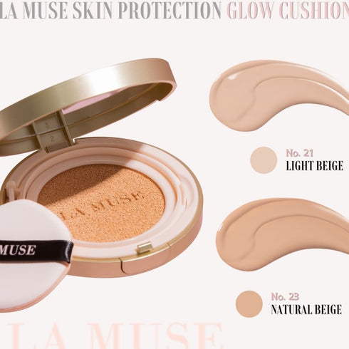 La Muse Skin Protection Glow Cushion With Refill (15g*2)
